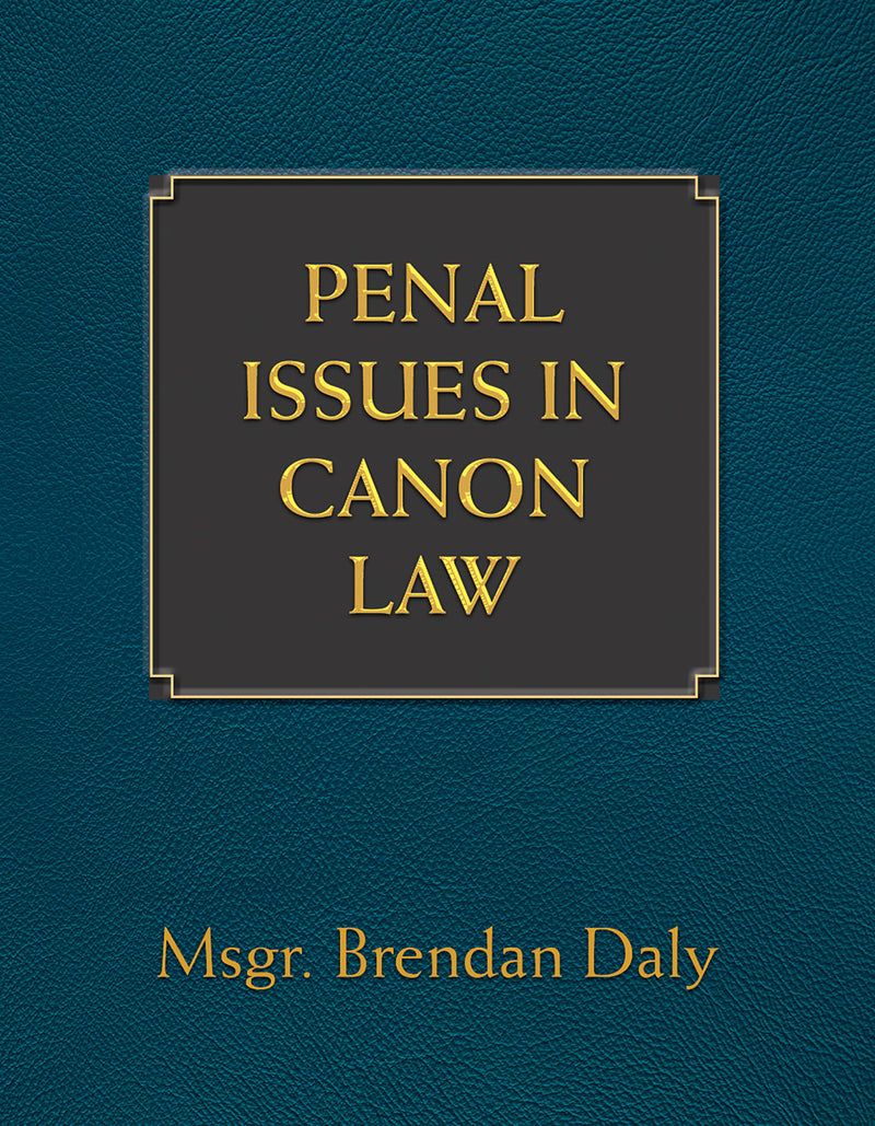 Penal Issues in Canon Law