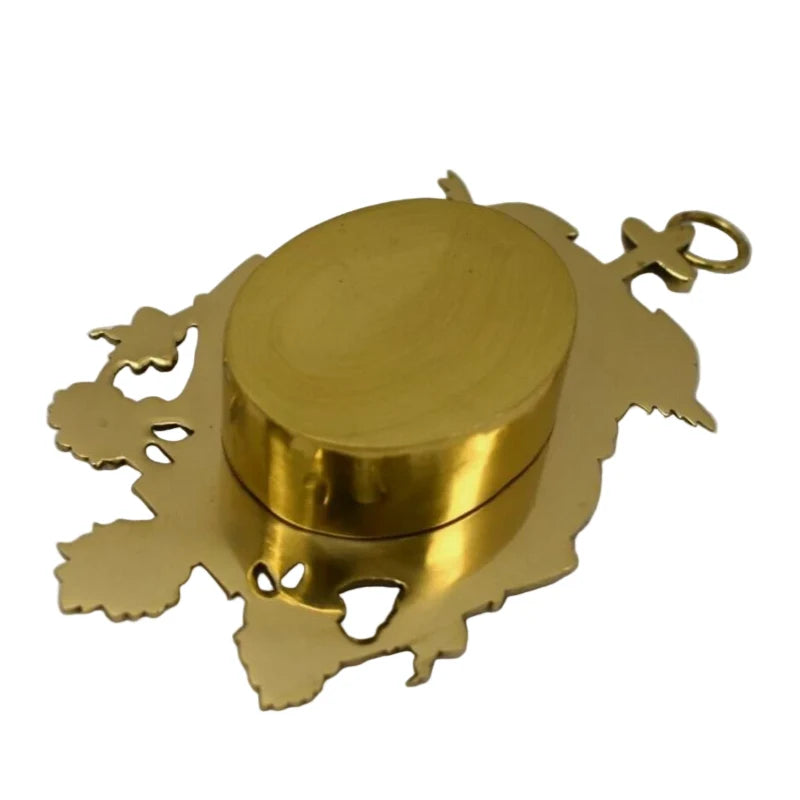 Hanging Brass Reliquary