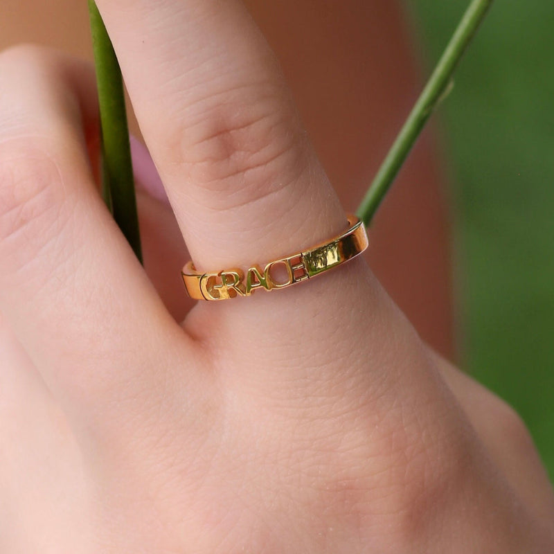 GRACE Ring in Gold, Silver & Rose Gold