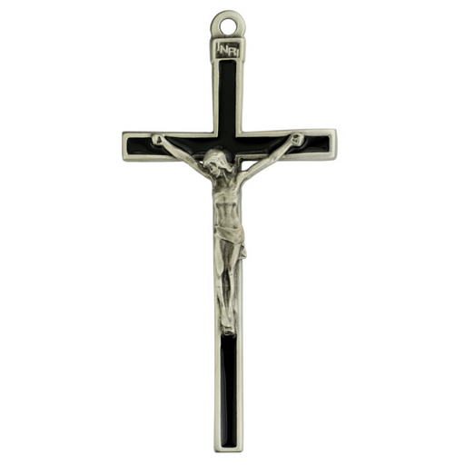 5" Black Crucifix