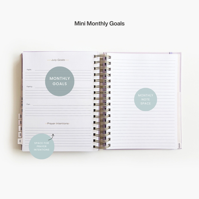 2026 Calendar Year Catholic Liturgical Planner // Mini Layout