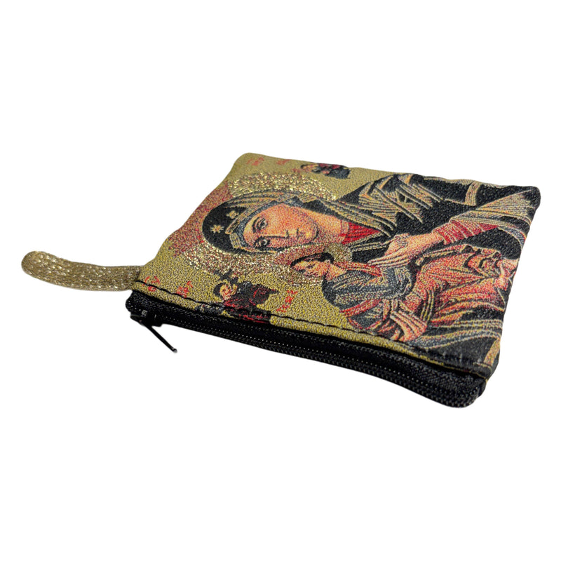 Rosary Pouch - Our Lady of Perpetual Help 3″ x 4″