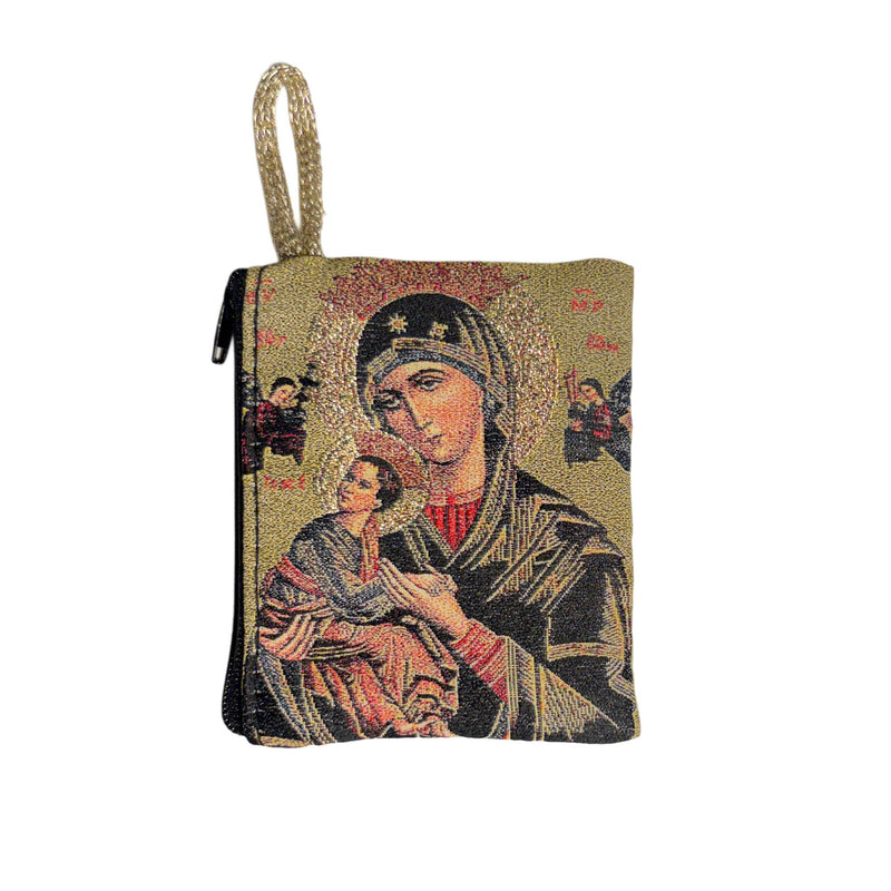 Rosary Pouch - Our Lady of Perpetual Help 3″ x 4″