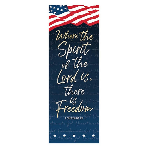 63" H Freedom X-Stand Banner