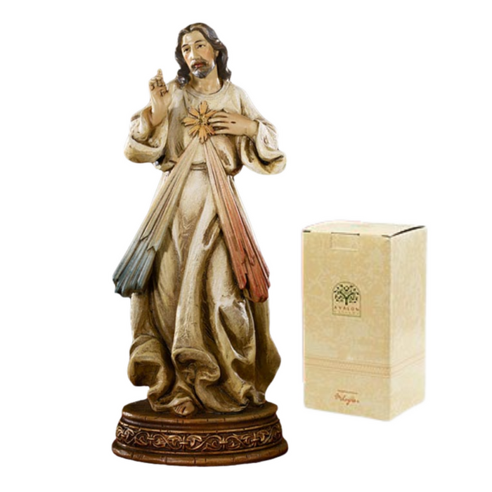 6" Divine Mercy Jesus Christ Statue
