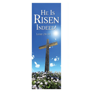 6' H He is Risen Banner