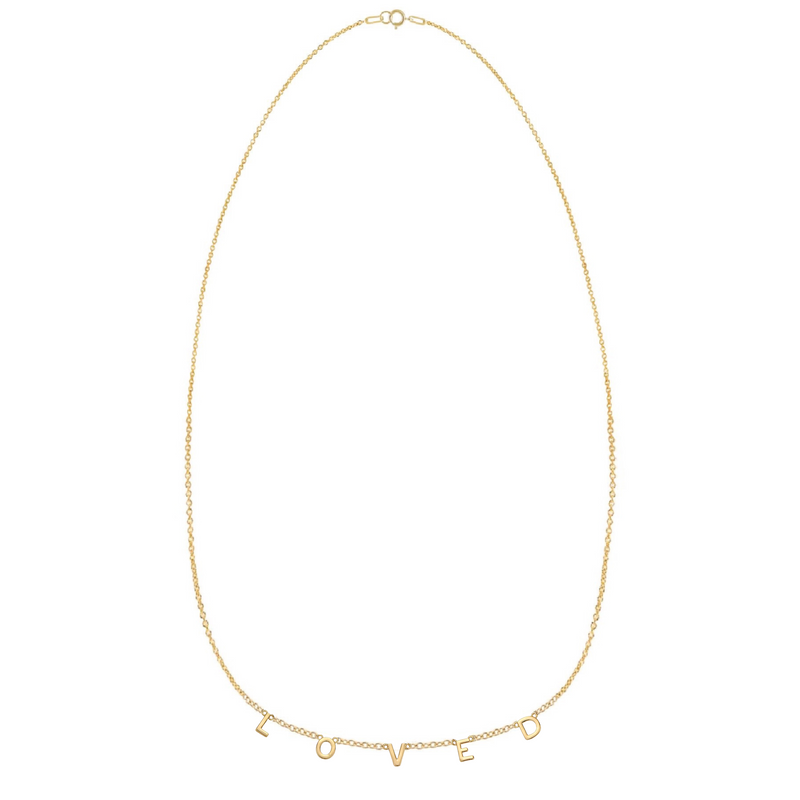 LOVED Necklace in Gold-Filled and Sterling Silver
