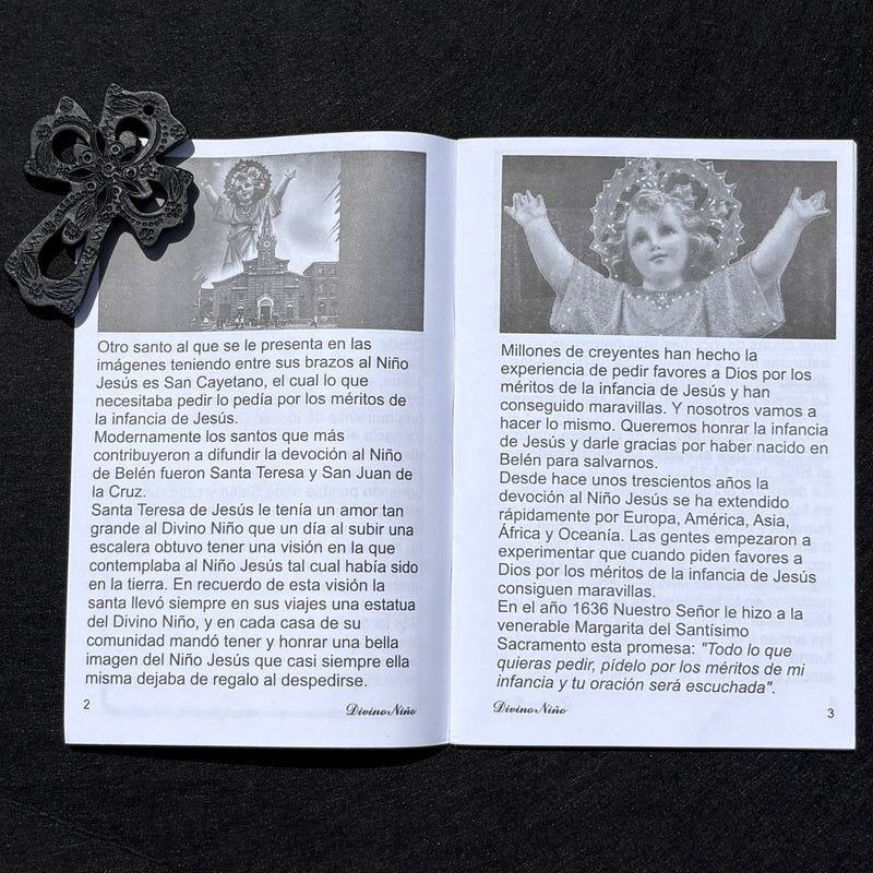 Compendio de Oraciones al Divino Niño Jesus Softcover Book