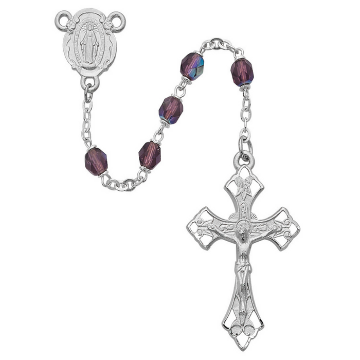 6mm Amethyst Bead Rosary