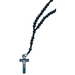 6mm Blue Wood Corded Rosary