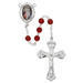 6mm Divine Mercy Red Rosary