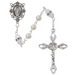6mm Pearl Rosary - April Birthstone Crystal Rosary