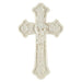 7. 5" White Tomaso Graduation Boxed Cross
