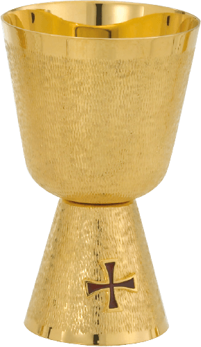 11 oz Straw-Textured Communion Cup with Red Cross