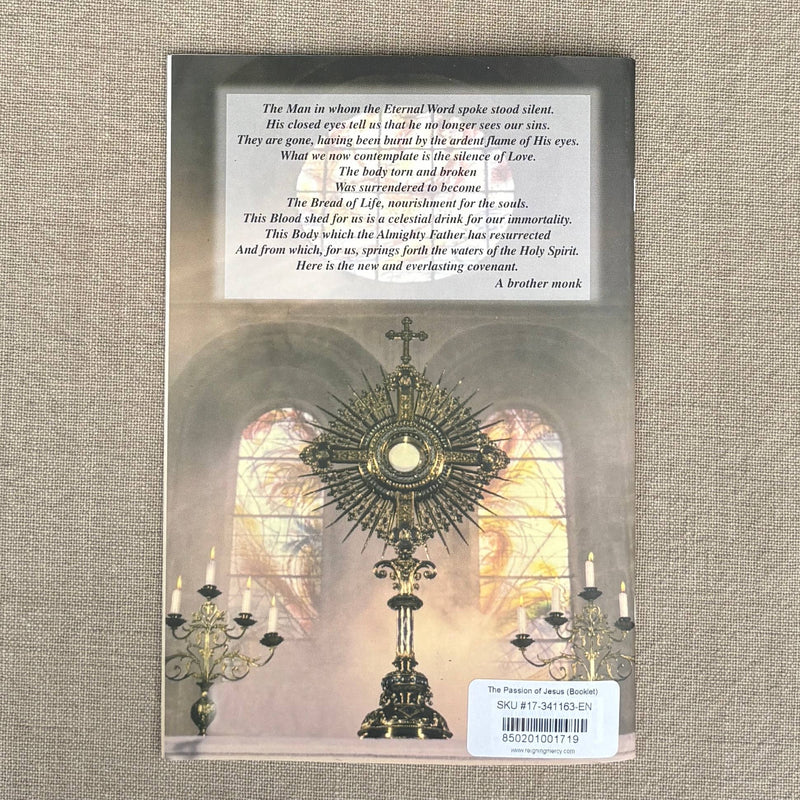 The Passion of Jesus The Shroud of Turin Softcover Book