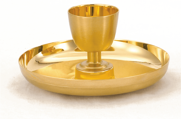24K Gold-Plated Intinction Set for Communion