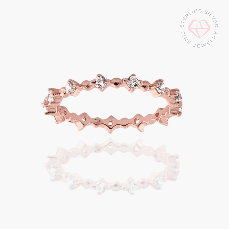 Galilee's Night Ring - Gold Vermeil, Sterling Silver & Rose Gold