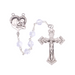 7mm Mother and Child Crystal Rosary