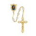 7mm Our Lady of Sorrows Gold Crystal Rosary