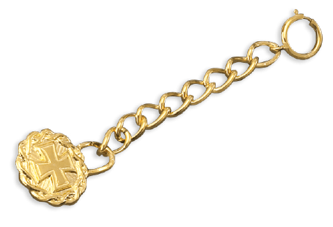 24K Gold-Plated Tabernacle Key Ring