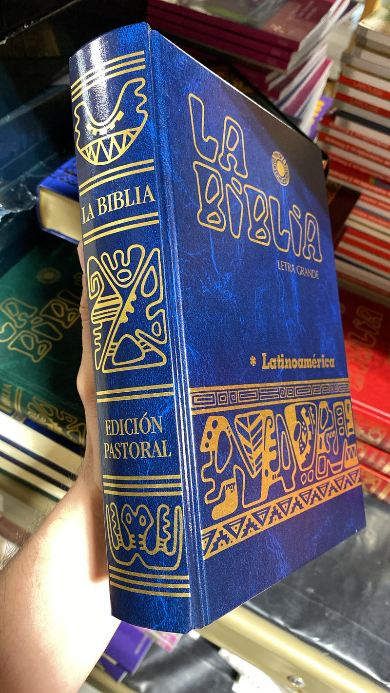 La Biblia Latinoamérica Edición Pastoral Letra Grande con Índices | Tapa Dura | Español