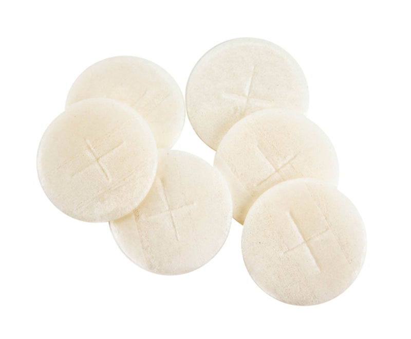 Cavanagh 1-1/8" White Cross Design Communion Wafers (29mm)