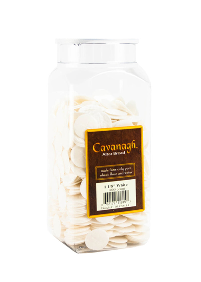 Cavanagh 1-1/8" White Cross Design Communion Wafers (29mm)