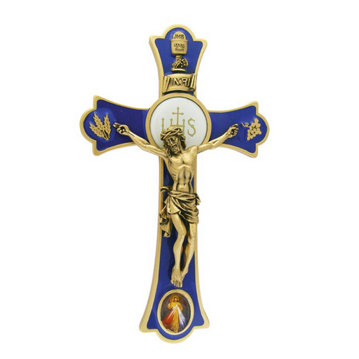 8" H Divine Mercy Holy Mass Crucifix