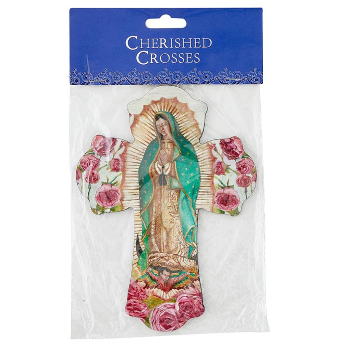 8" H Our Lady Of Guadalupe Wall Cross