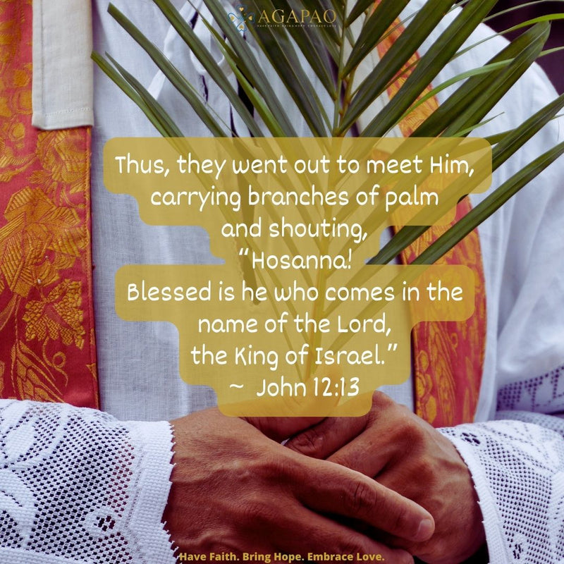 Fresh Palm Altar Decor - Fan Palm (Bag of 4)