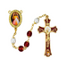 8mm Red Pearl Divine Mercy Rosary