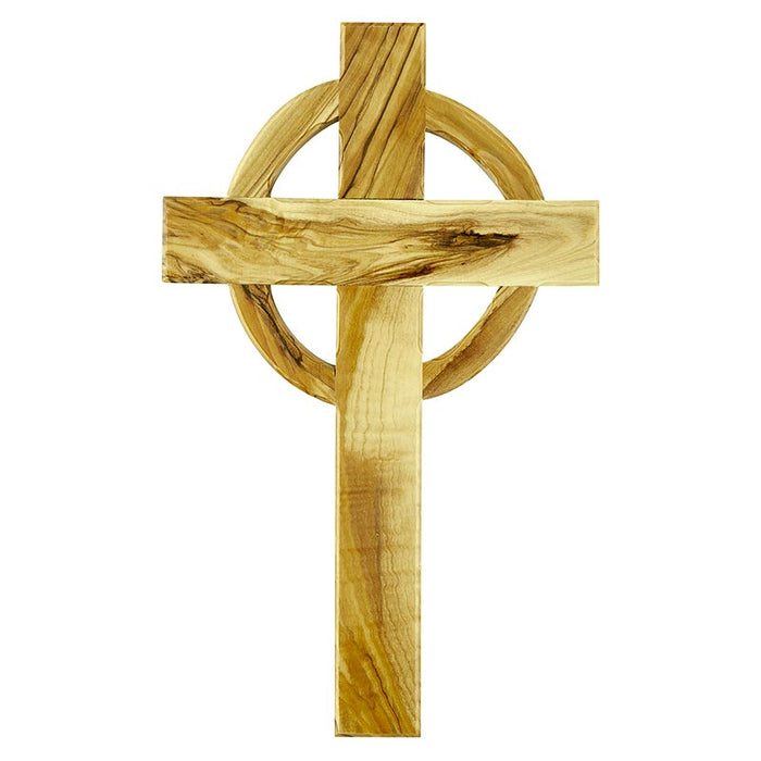 9.75" H Wooden Celtic Cross
