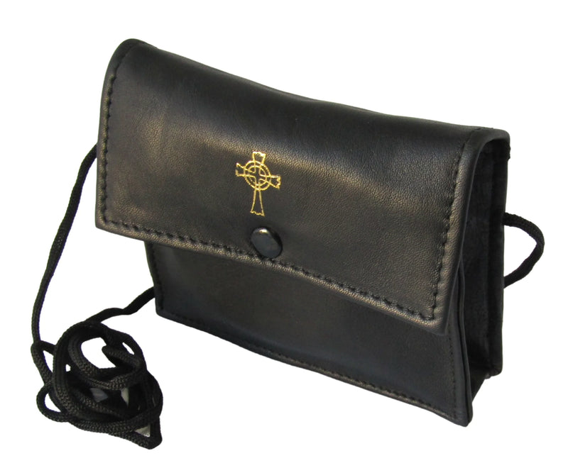 9551 Large Leather Hospital Pyx case  Burse