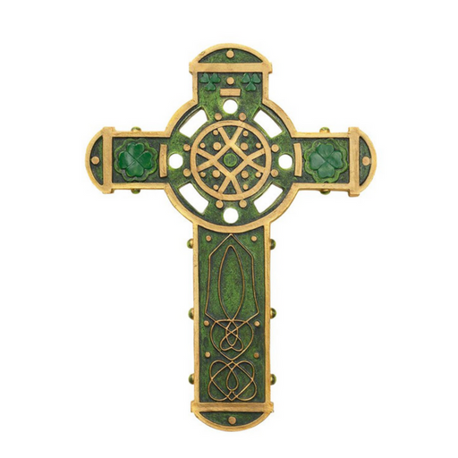 9" H Resin Celtic Cross