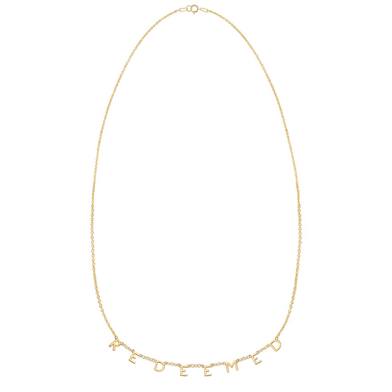 REDEEMED Necklace in Gold-Filled and Sterling Silver