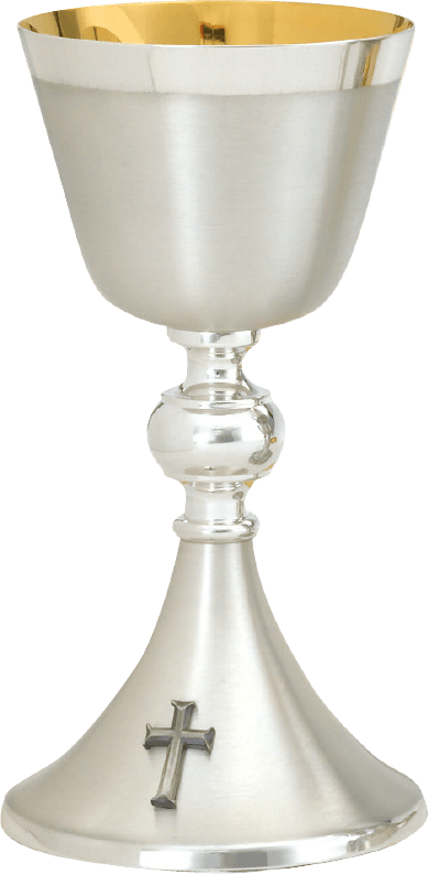 Brite Star Chalice & Satin Scale Paten Set, 14 oz.