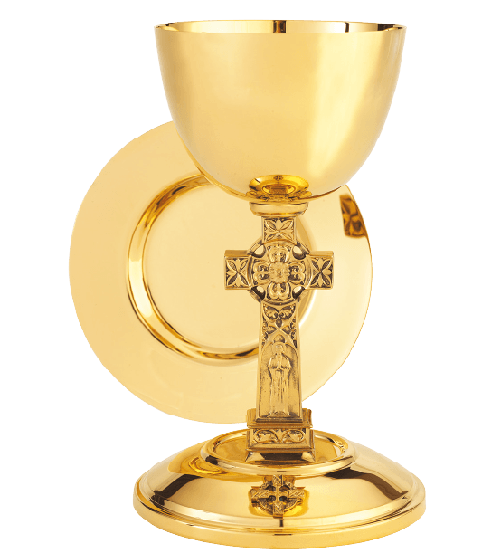 New Beginnings 24K Gold-Plated Chalice with 6-Inch Well Paten