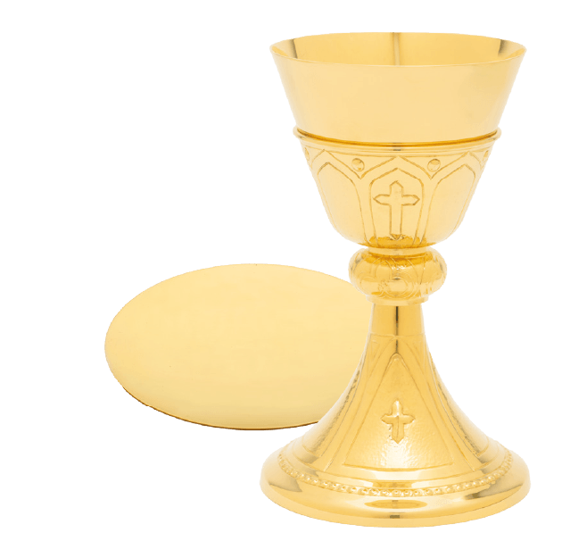 Arches of the Covenant Chalice with 5.5-Inch Scale Paten