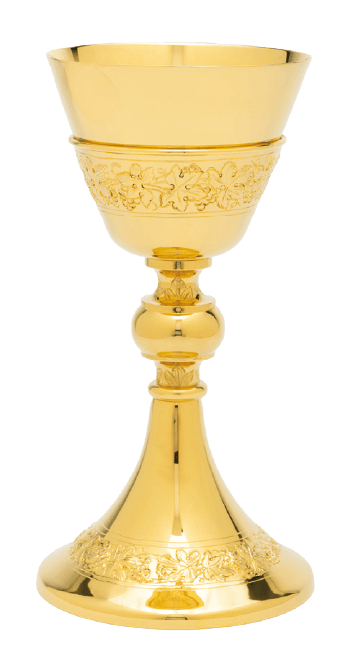Grape Vine Chalice with 5.5-Inch Scale Paten