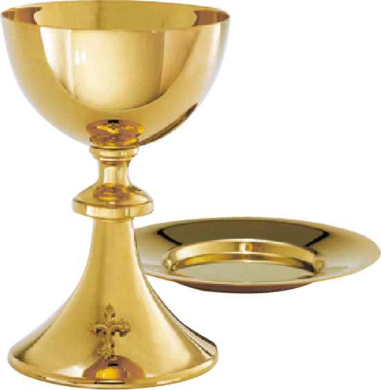 High-Polish Gold Ciborium, 9½ Inches