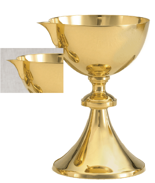 24K Gold Chalice with Pouring Spout, 12 oz.