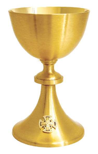 Satin-Finish Ciborium, 9½ Inches, 175 Hosts