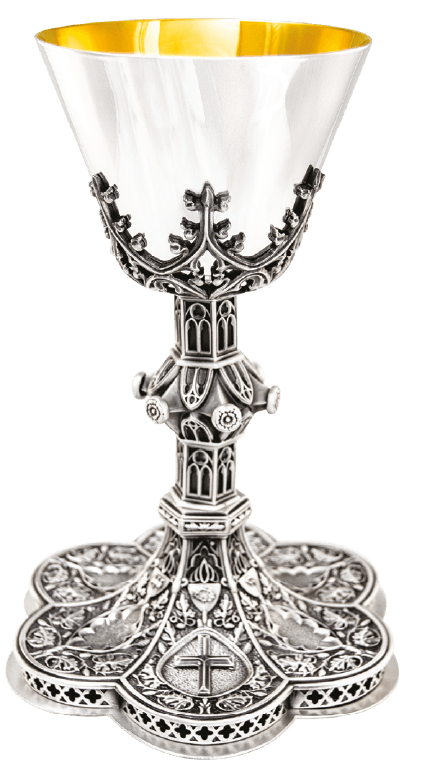 Brite-Star Catholic Chalice & Deep Well Paten Set
