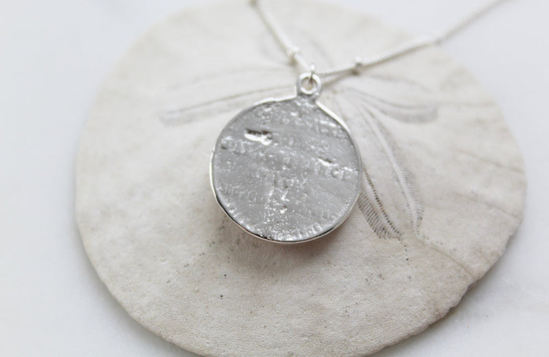 Sacred Heart minimalist version in silver