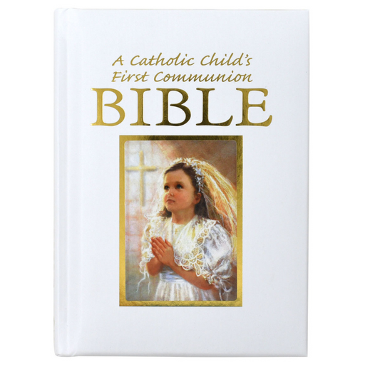 A Catholic Child's First Communion Bible-Blessings-Girl