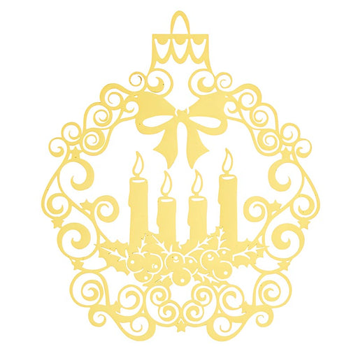 Advent - Brass Christmas Ornament