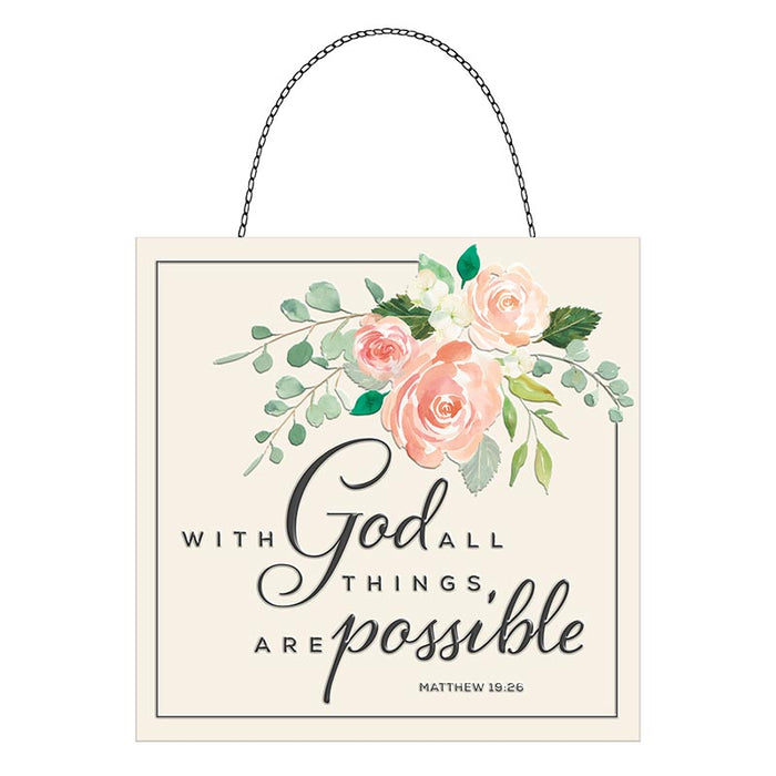 All Things Are Possible Wall Decor