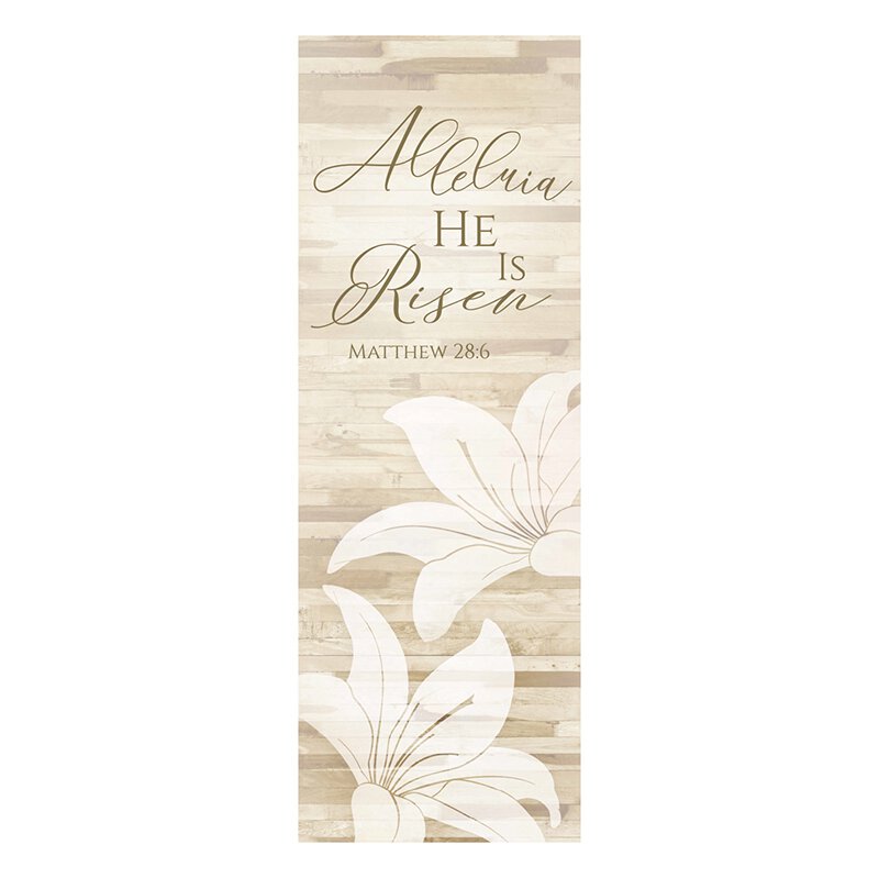 Alleluia He is Risen Banner - Lily Collection