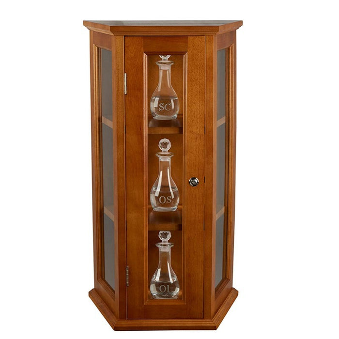 Ambry Display Cabinet - Medium Oak Stain