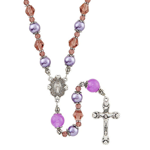 Amethyst Rosary - Amore Mio Collection